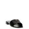 Logo leather sandals