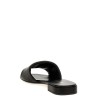 Logo leather sandals