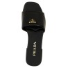 Logo leather sandals