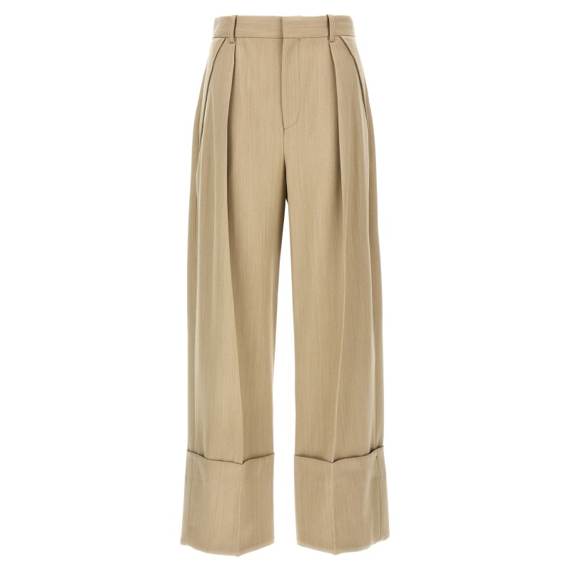 Maxi turn-up pants