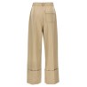 Maxi turn-up pants
