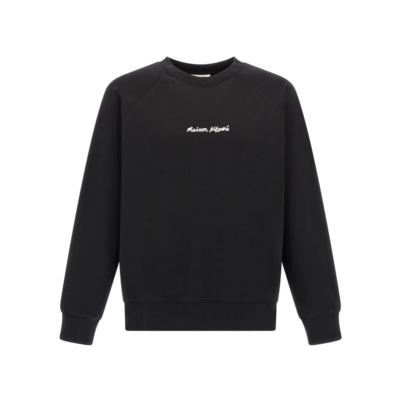 Logo embroidery sweatshirt