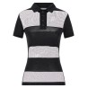 ‘Sheer Striped’ polo shirt
