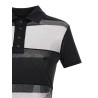 ‘Sheer Striped’ polo shirt