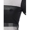 ‘Sheer Striped’ polo shirt