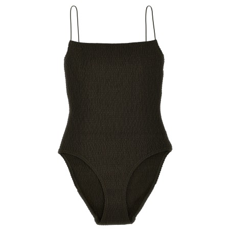 Smock one-piece swimsuit