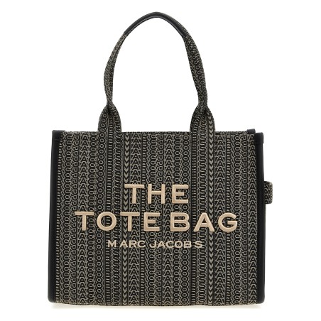 'The Monogram Jacquard Large Tote' shopping bag