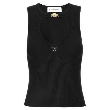 'Moon Jewelry Knit Open Neck' top