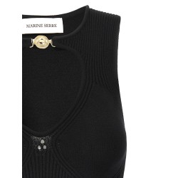'Moon Jewelry Knit Open Neck' top