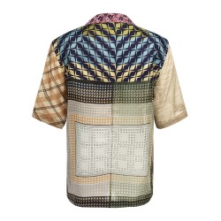 'Regenerated Silk Scarves Bowling' shirt