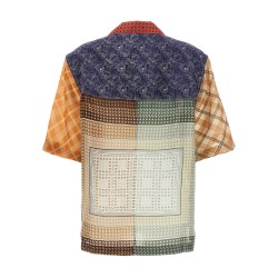 'Regenerated Silk Scarves Bowling' shirt