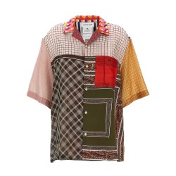 'Regenerated Silk Scarves Bowling' shirt