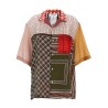 'Regenerated Silk Scarves Bowling' shirt