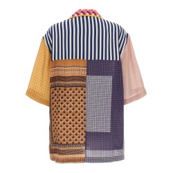 'Regenerated Silk Scarves Bowling' shirt