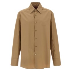 Embossed logo shirt