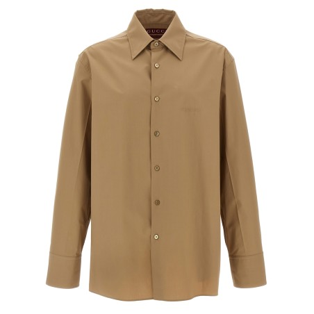 Embossed logo shirt