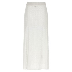 'Shiny Pointelle Knit' skirt
