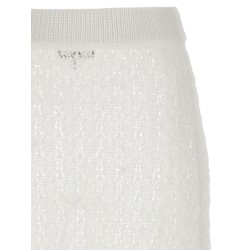 'Shiny Pointelle Knit' skirt