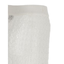 'Shiny Pointelle Knit' skirt