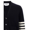 '4-Bar' Wool cardigan