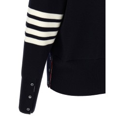 '4-Bar' Wool cardigan