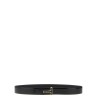 Logo buckle reversible belt