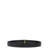 Logo buckle reversible belt