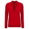 Cashmere and silk polo shirt