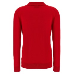 Cashmere and silk polo shirt