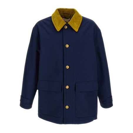 Cotton gabardine parka