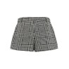 Bouclé wool skort