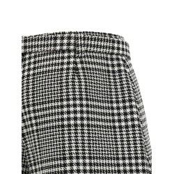 Bouclé wool skort