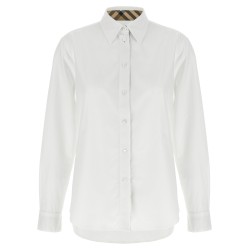 Burberry Check insert shirt