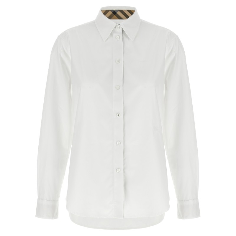 Burberry Check insert shirt