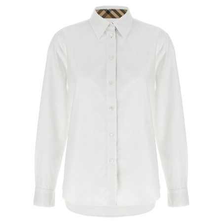 Burberry Check insert shirt