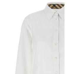 Burberry Check insert shirt