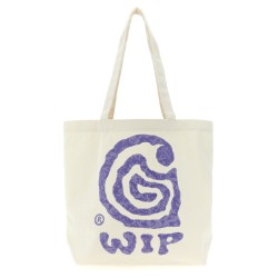 'Canvas Graphic Tote' shopping bag