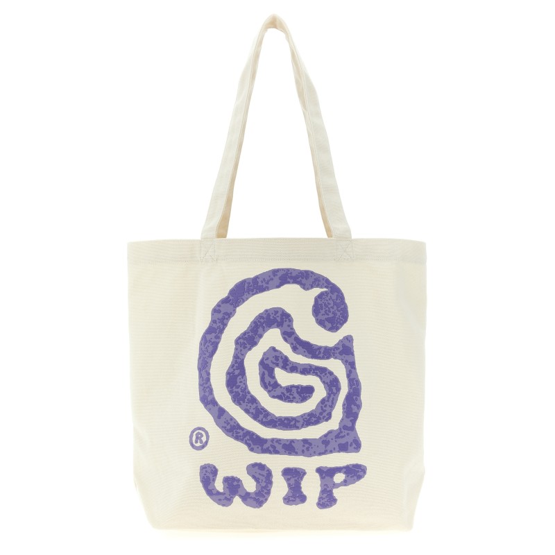 'Canvas Graphic Tote' shopping bag