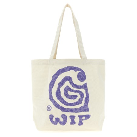 'Canvas Graphic Tote' shopping bag