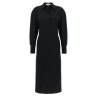 'Long Sleeve Polo Collar Midi' dress