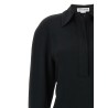 'Long Sleeve Polo Collar Midi' dress