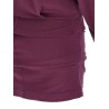 Draped mini dress