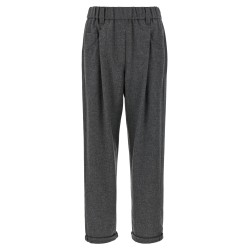 Wool and cashmere pants