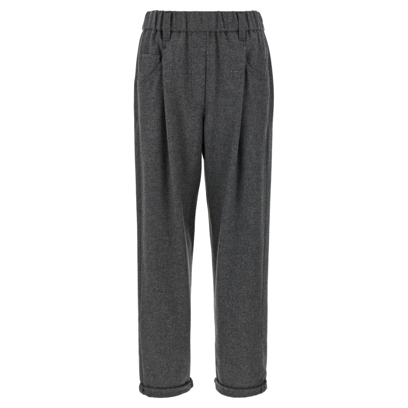 Wool and cashmere pants
