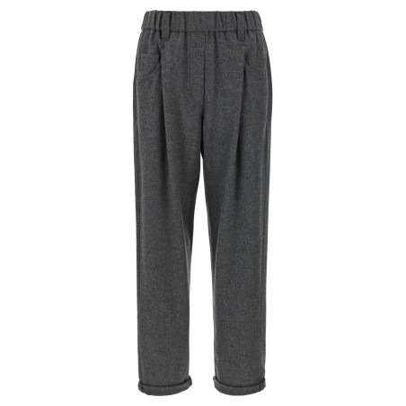 Wool and cashmere pants
