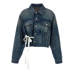 Tape denim jacket