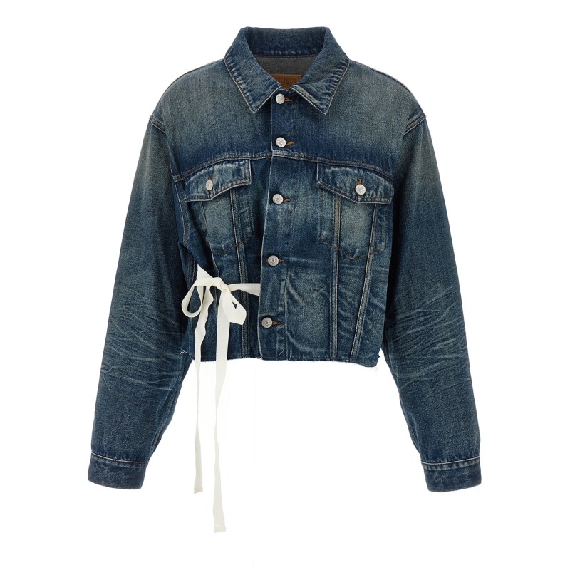 Tape denim jacket