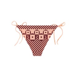Micro patchwork bikini briefs