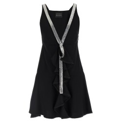 Studded ribbon dress