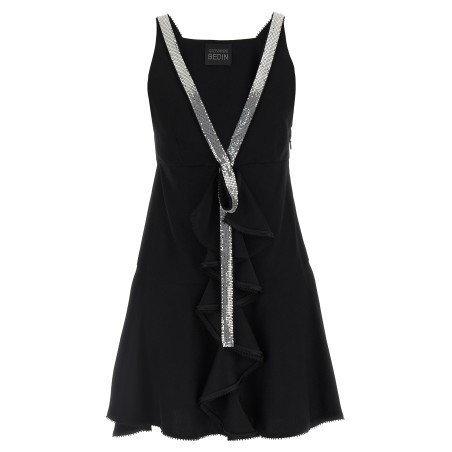 Studded ribbon dress